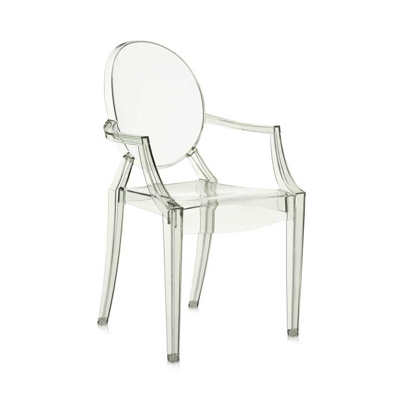 Chaise LOUIS GHOST Vert cristal KARTELL