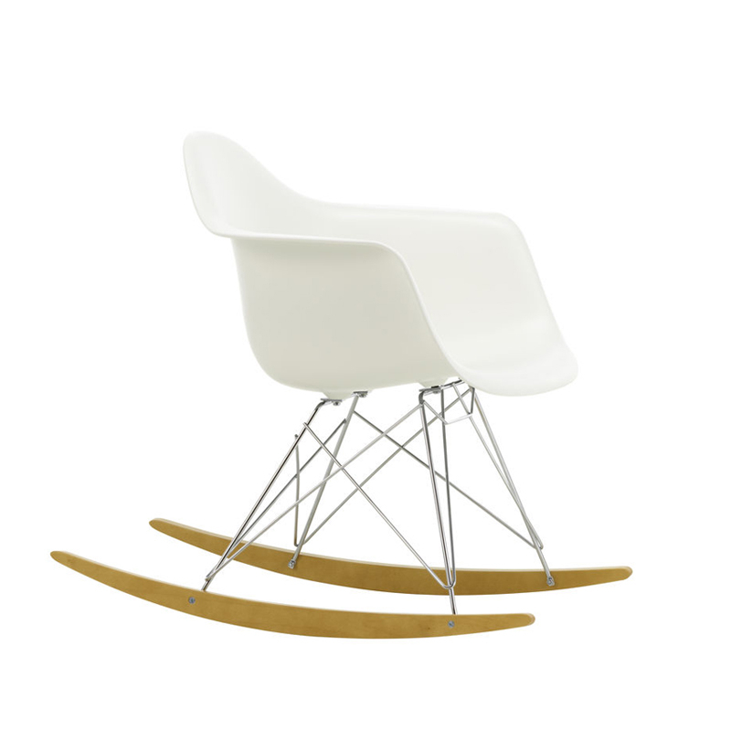 Fauteuil EAMES PLASTIC ARMCHAIR RAR Blanc VITRA