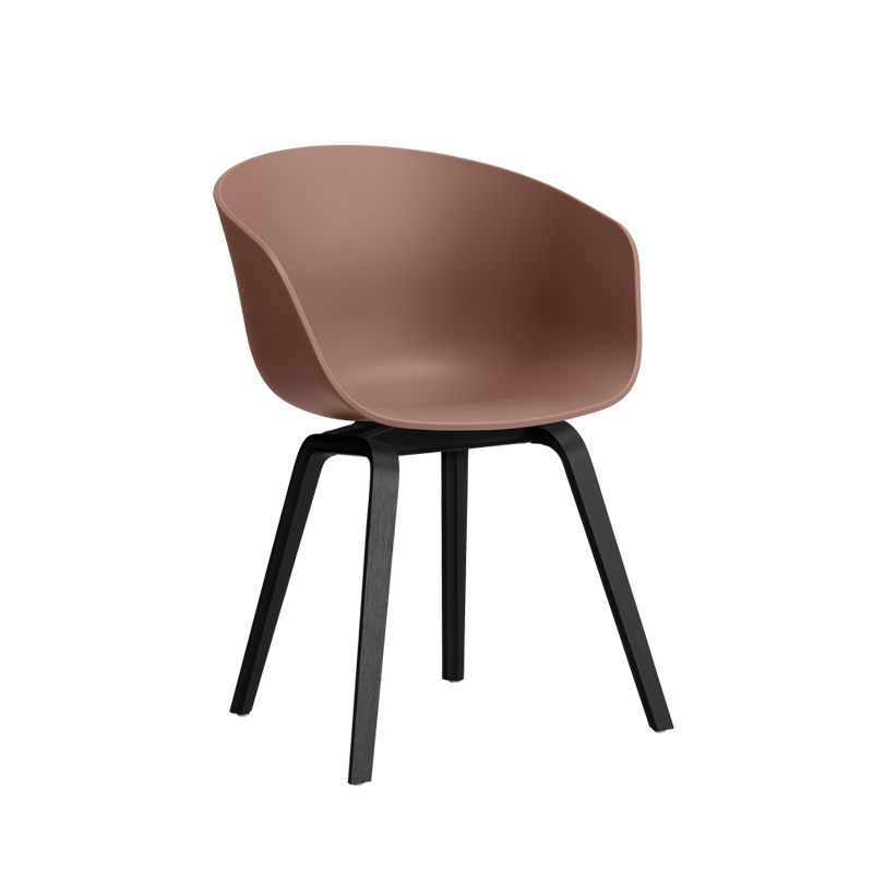 Chaise ABOUT A CHAIR AAC 22 Soft brick HAY