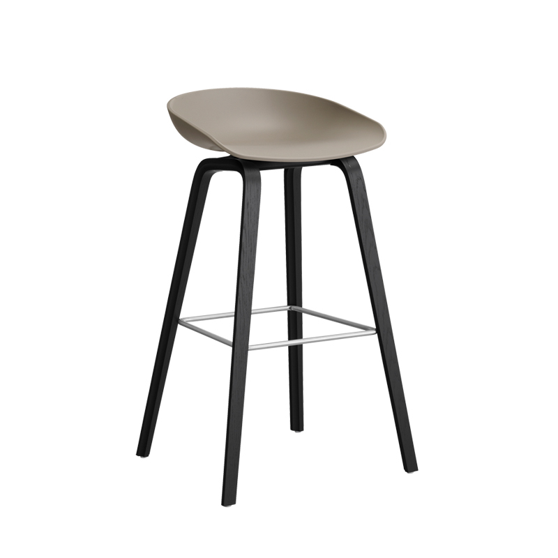 Tabouret haut ABOUT A STOOL AAS 32 H75 Khaki HAY