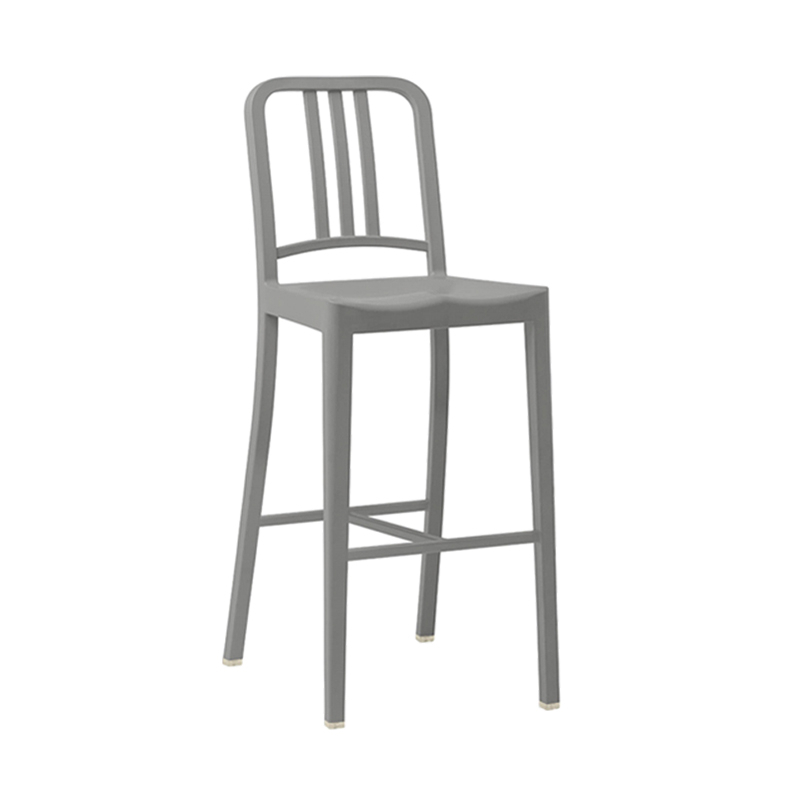 Tabouret haut 111 NAVY STOOL Gris EMECO