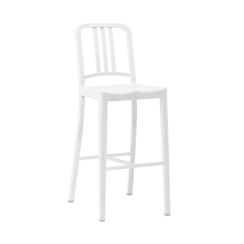 Tabouret haut 111 NAVY STOOL Blanc EMECO