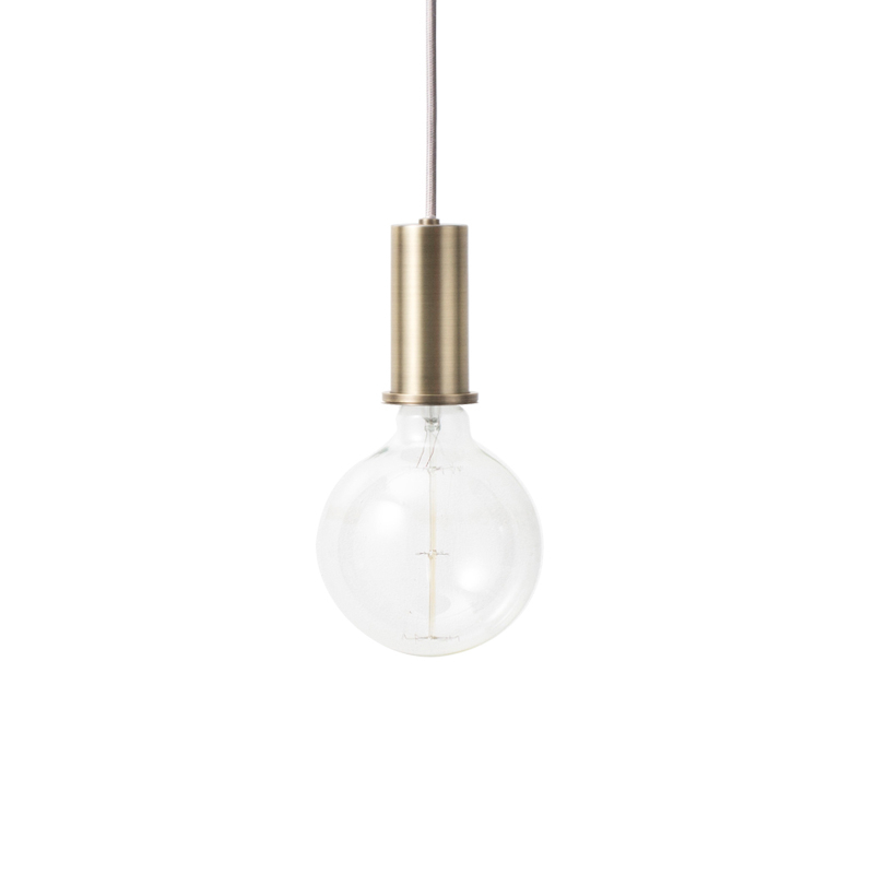 Suspension SOCKET LOW Laiton FERM LIVING