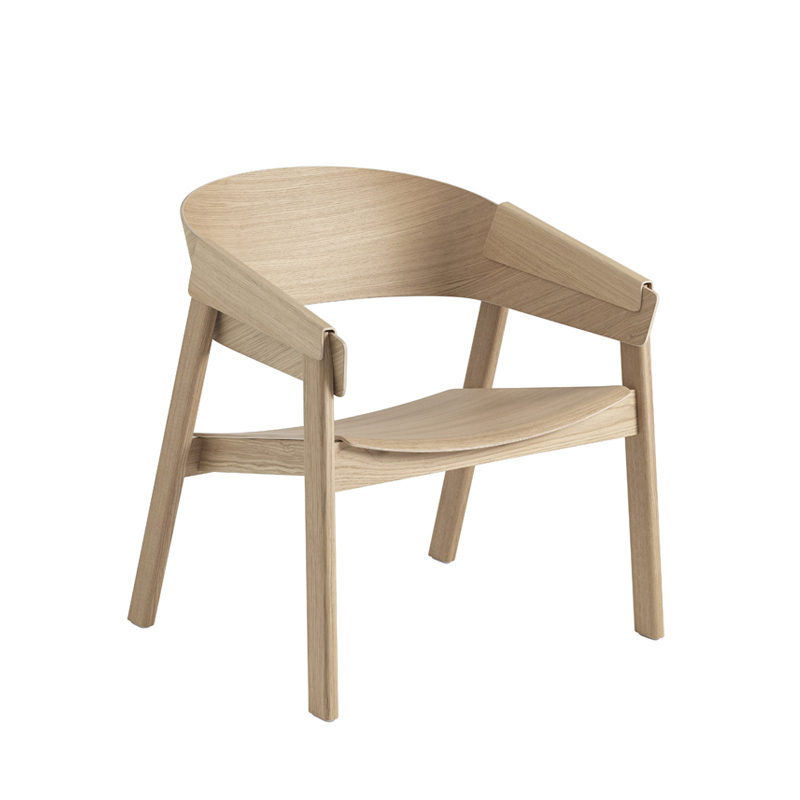 Fauteuil COVER LOUNGE Chêne MUUTO