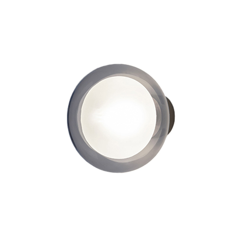 Applique NABILA 552.42 Chrome noir / verre fumé TOOY