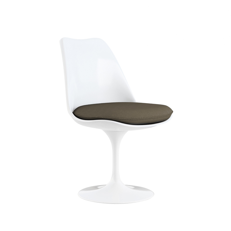 Chaise TULIP CHAIR Circa Coussin Circa Charcoal KNOLL