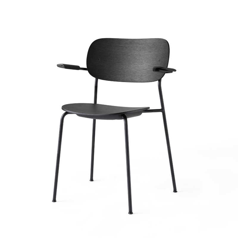 Chaise CO CHAIR avec accoudoirs Noir AUDO COPENHAGEN
