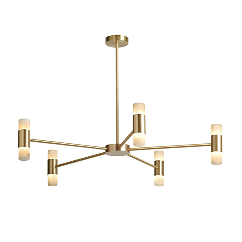 Suspension ROMA Laiton satiné CTO LIGHTING