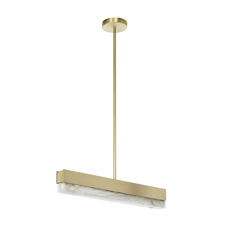 Suspension ARTES 600 Laiton satiné CTO LIGHTING