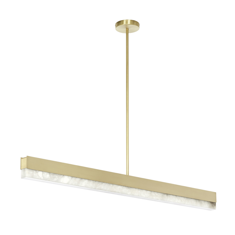 Suspension ARTES 1200 Laiton satiné CTO LIGHTING