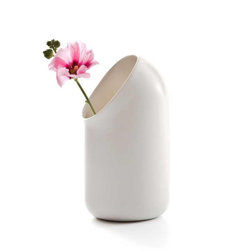 Vase Ô Vase Blanc MOUSTACHE
