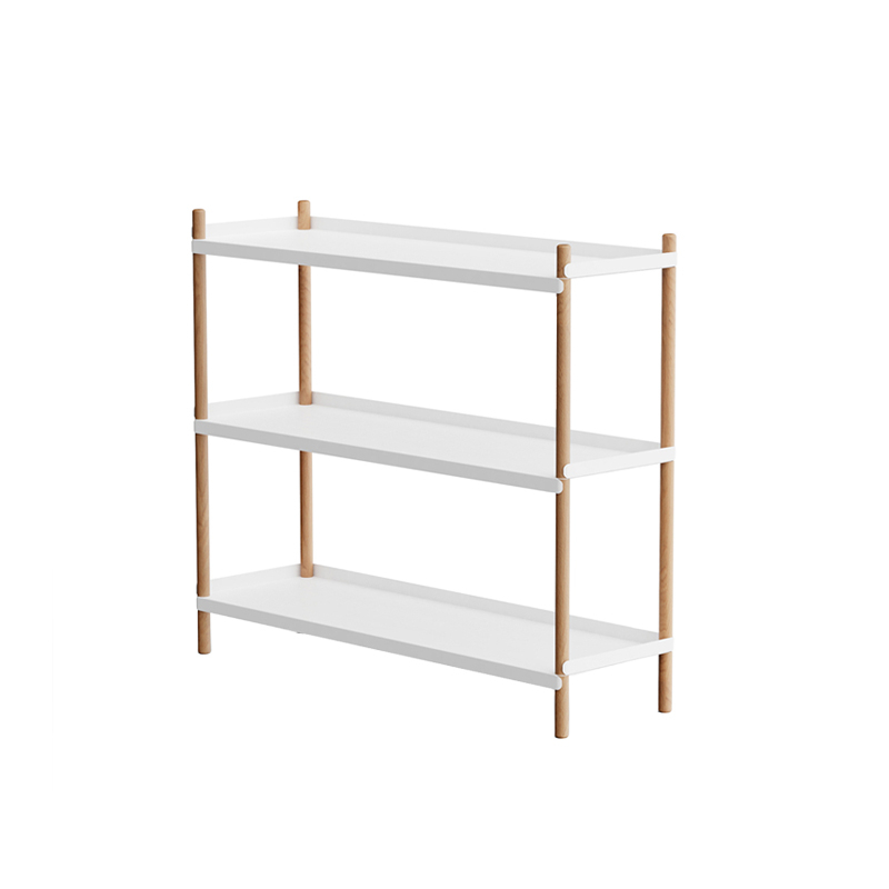 Etagère BOLT 100x88 Blanc/ chêne NINE