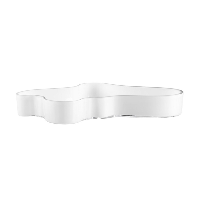 Centre de table & corbeille Coupe AALTO L 38 Blanc IITTALA