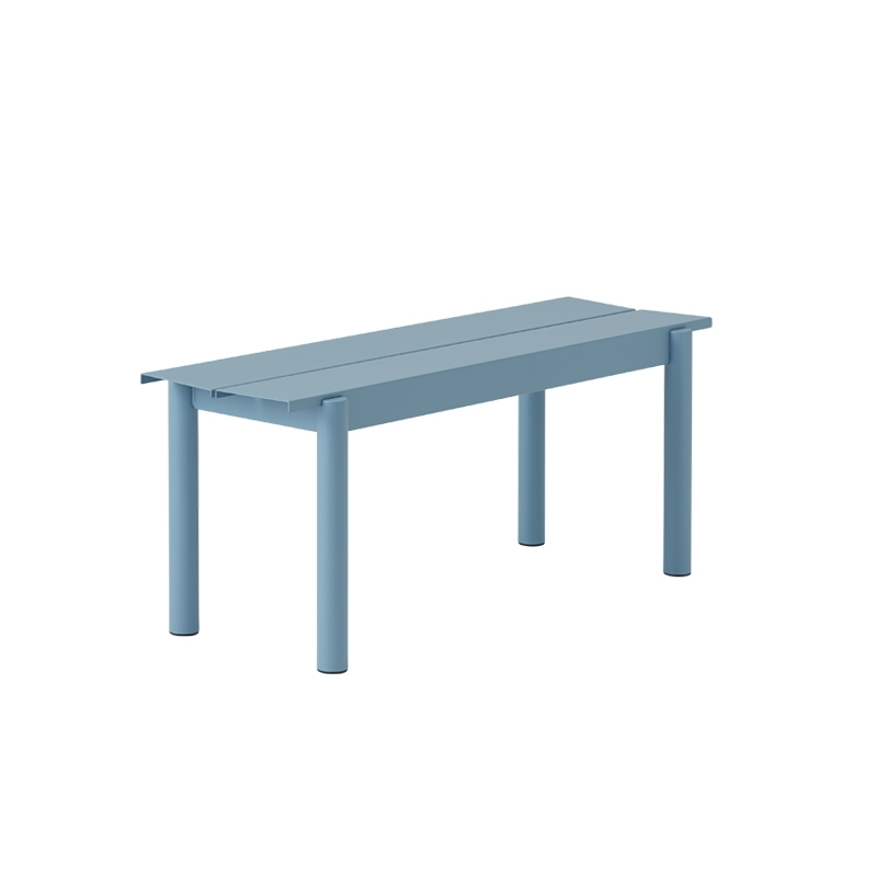 Banc LINEAR STEEL Bleu clair MUUTO