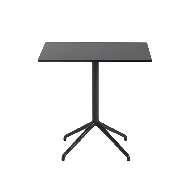 Table STILL CAFÉ 75x65 Noir MUUTO