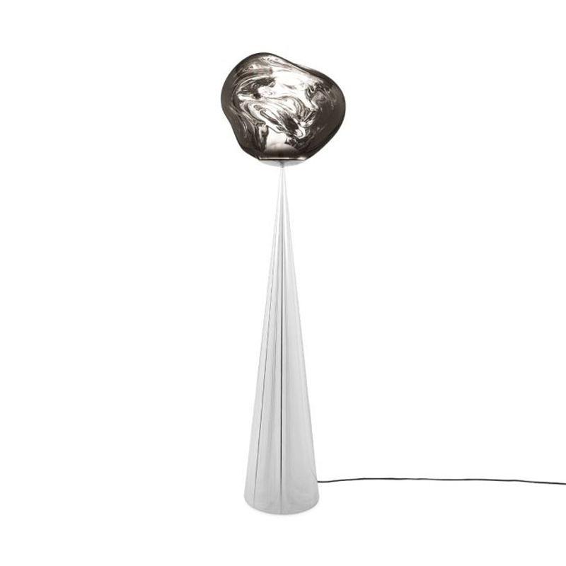 Lampadaire MELT CONE FAT Chrome/ chrome TOM DIXON