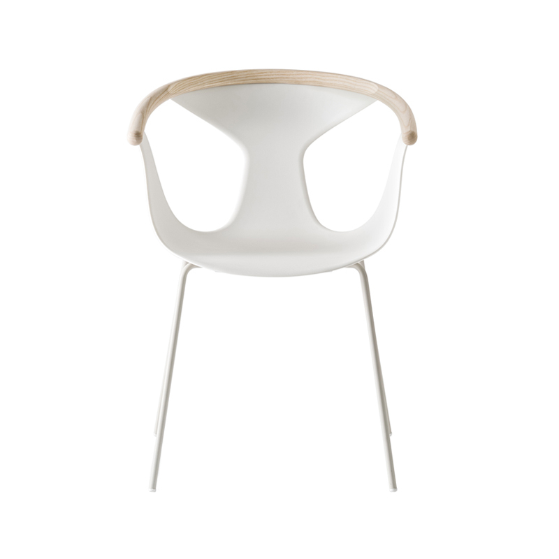 Chaise FOX 3726 Blanc/ frêne PEDRALI