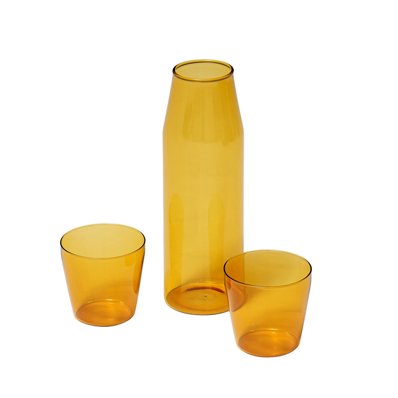Carafe & verre Set Carafe et 2 verres MILK Jaune NINE