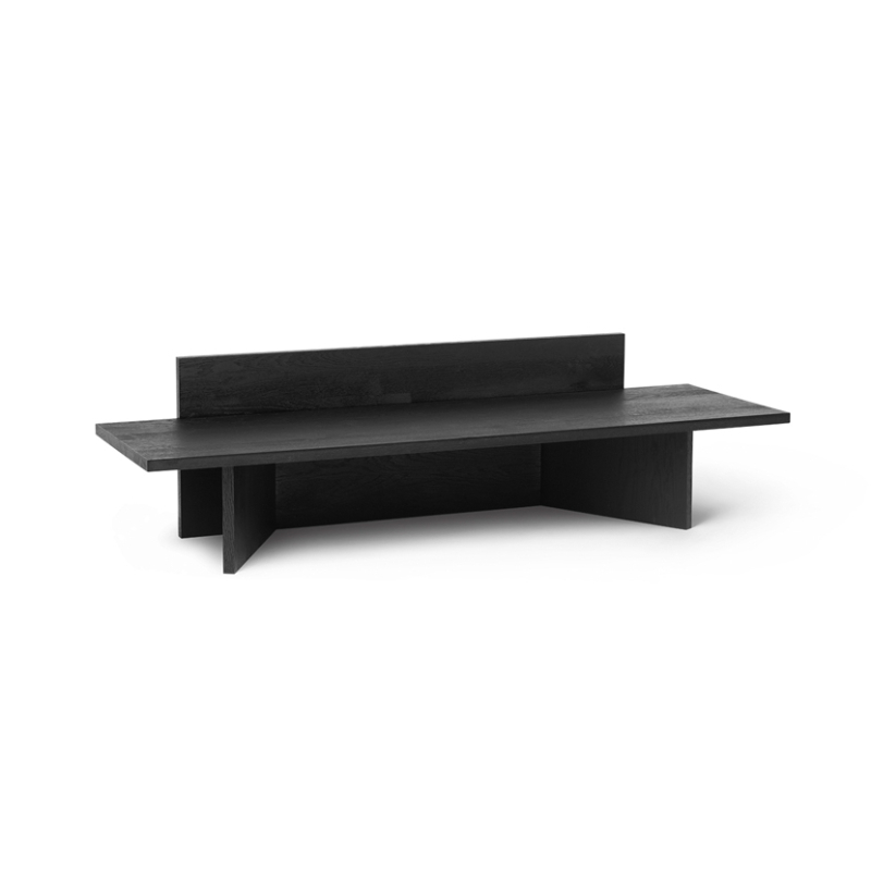 Banc OBLIQUE Noir FERM LIVING