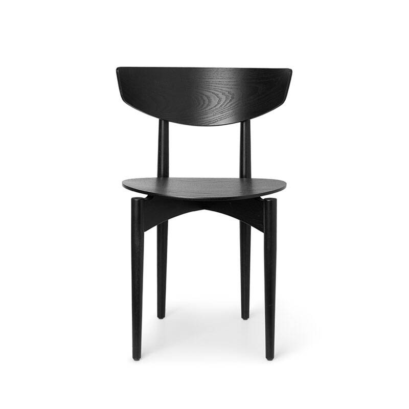 Chaise HERMAN WOOD Noir FERM LIVING