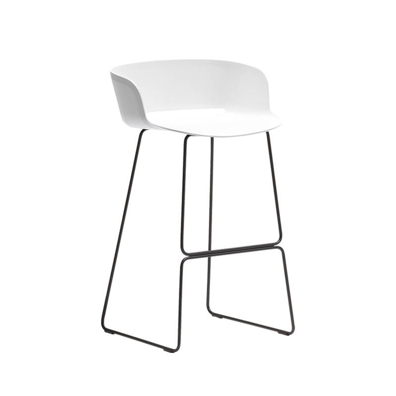 Tabouret haut BABILA 2748 Blanc/ noir PEDRALI