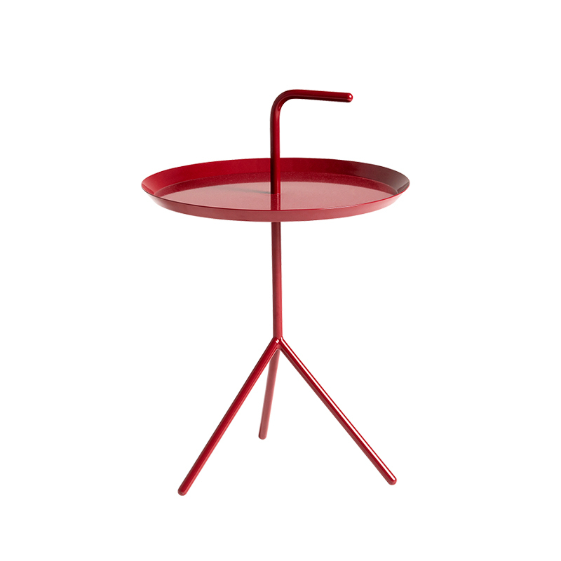Table d'appoint guéridon DLM Rouge cerise brillant HAY