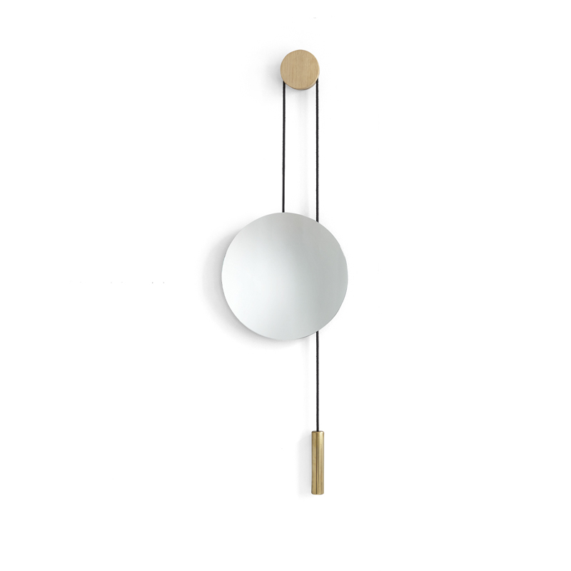 Miroir Miroir RISE & SHINE Chêne naturel / Laiton  NEW WORKS