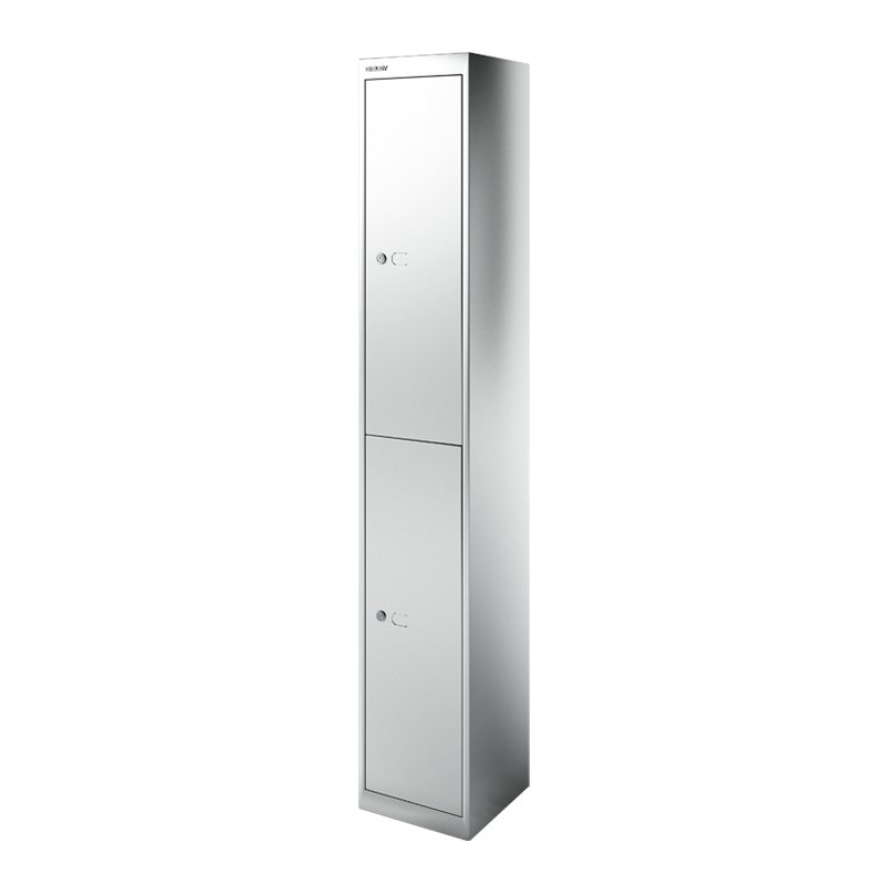 Meuble de rangement CLK 2 casiers Gris Silver BISLEY