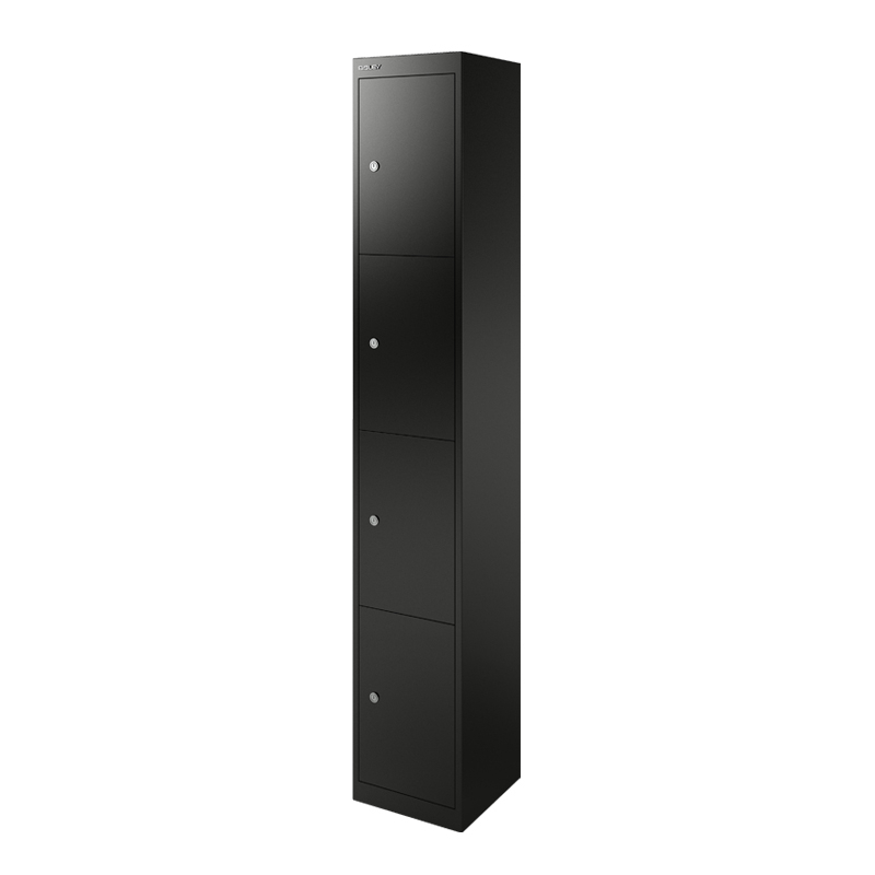 Meuble de rangement CLK 4 casiers Noir BISLEY