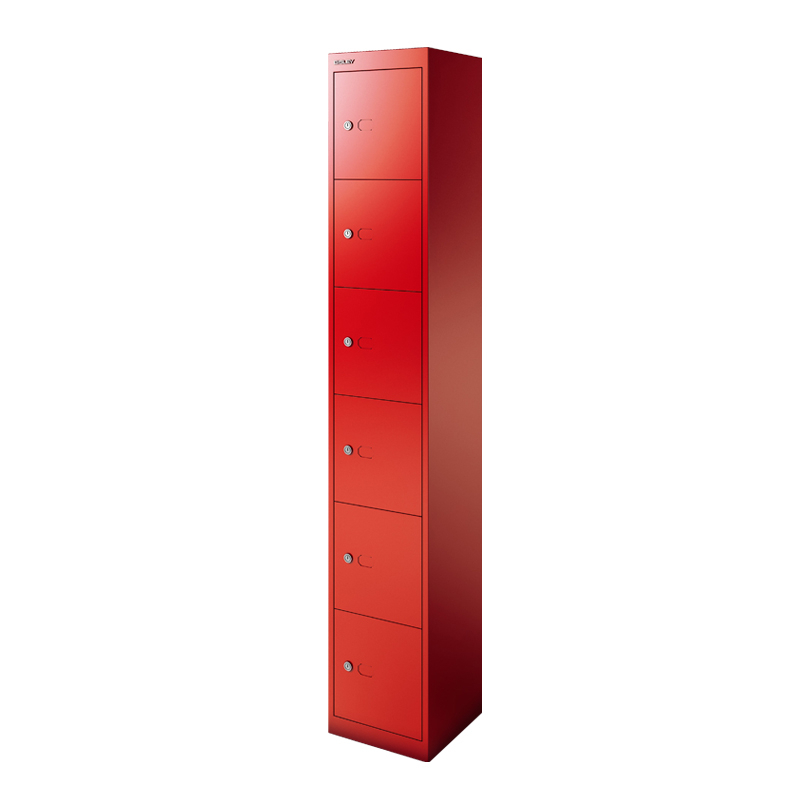 Meuble de rangement CLK 6 casiers Rouge BISLEY