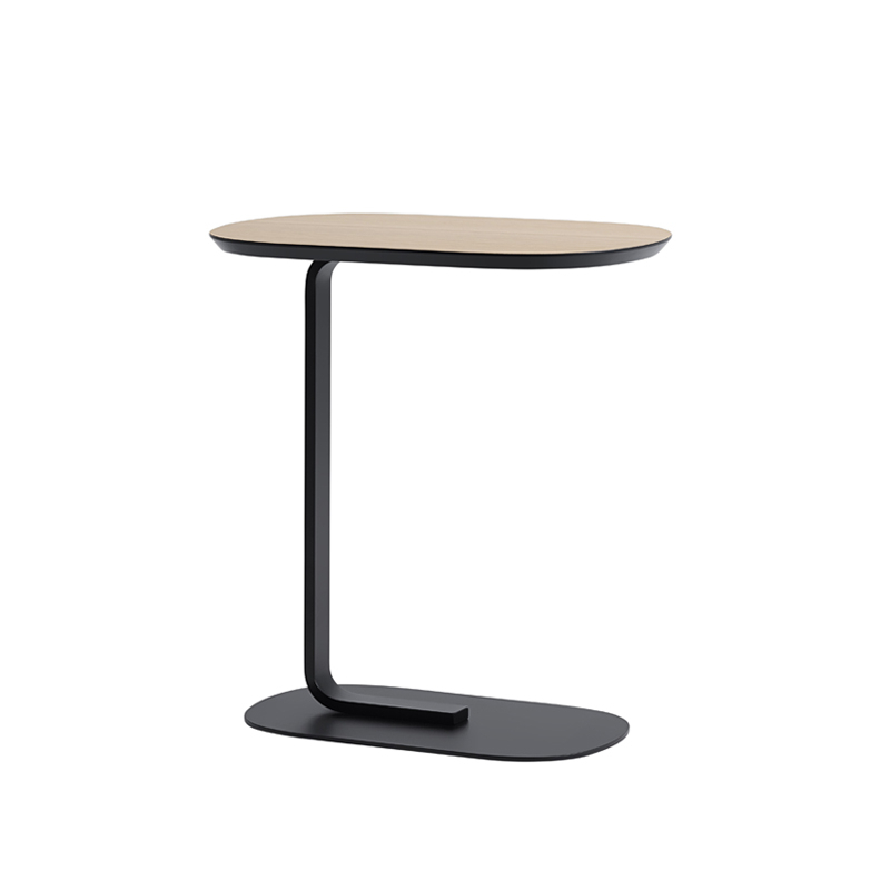 Table d'appoint guéridon RELATE Chêne/ noir MUUTO