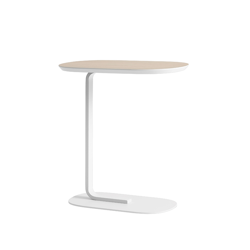 Table d'appoint guéridon RELATE Chêne/ blanc cassé MUUTO