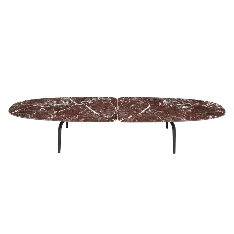Table basse GRAPHIUM 200x60 Lepanto rouge ZANOTTA