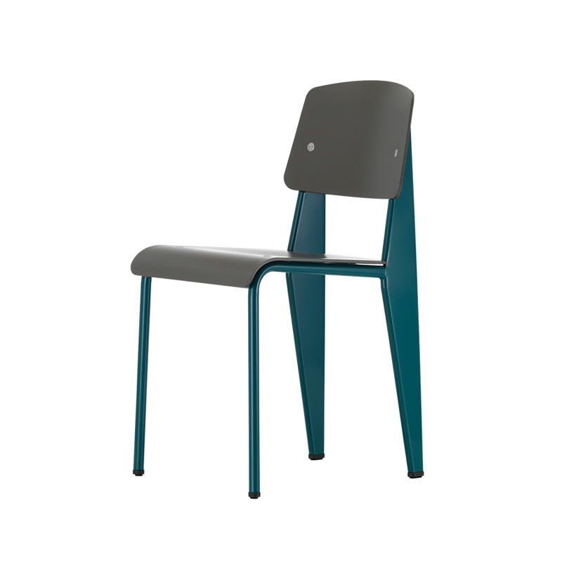 Chaise STANDARD SP Basalte/ Prouvé Bleu Dynastie VITRA