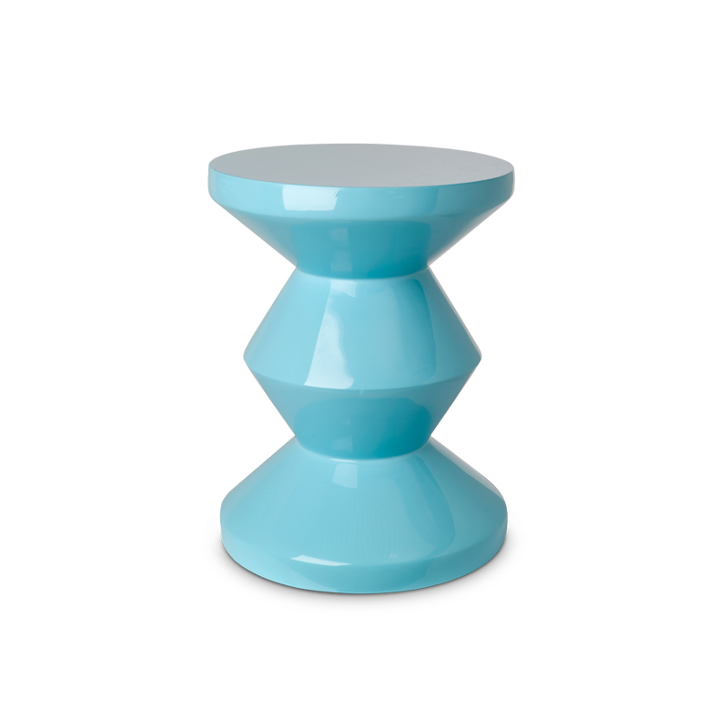 Tabouret ZIG ZAG Bleu clair POLS POTTEN