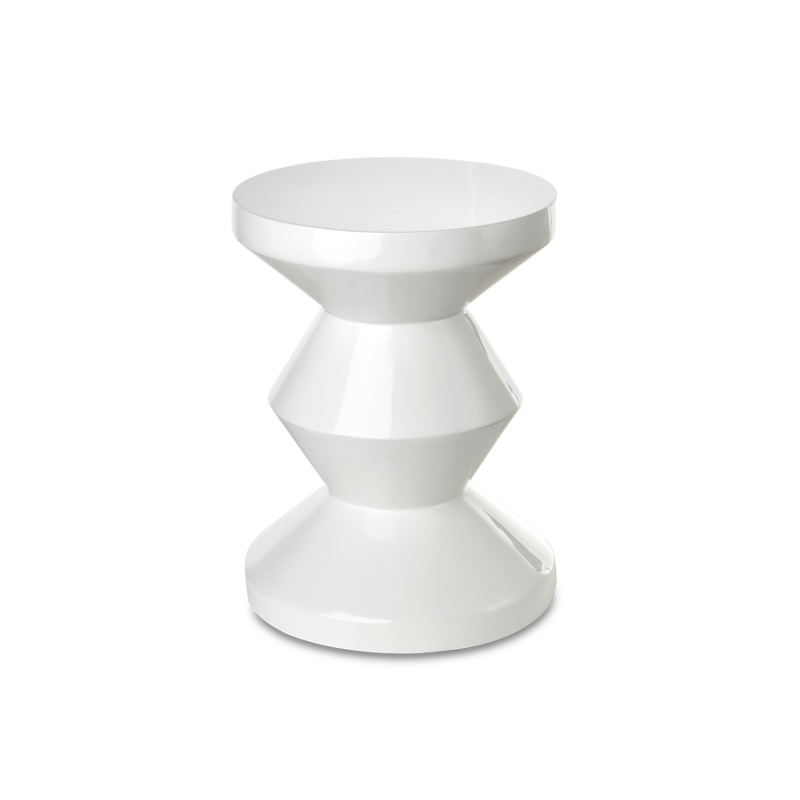 Tabouret ZIG ZAG Blanc POLS POTTEN