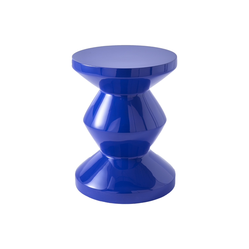 Tabouret ZIG ZAG Bleu foncé POLS POTTEN