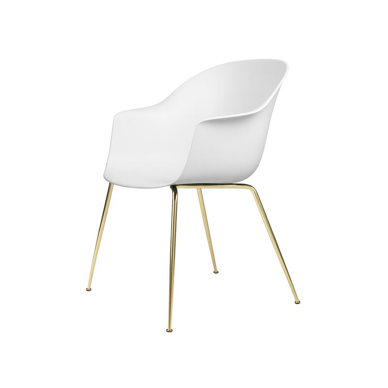 Chaise BAT DINING Blanc albâtre GUBI