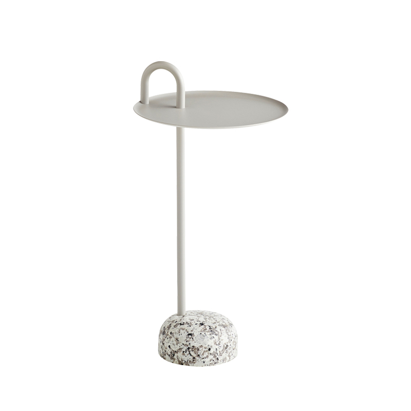 Table d'appoint guéridon BOWLER Beige HAY