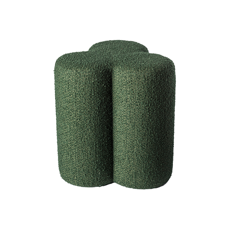 Pouf CLOVER BOUCLE Lammy vert POLS POTTEN