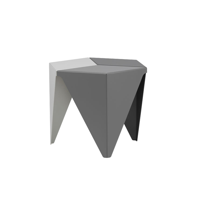 Table d'appoint guéridon PRISMATIC Gris 3 tons VITRA