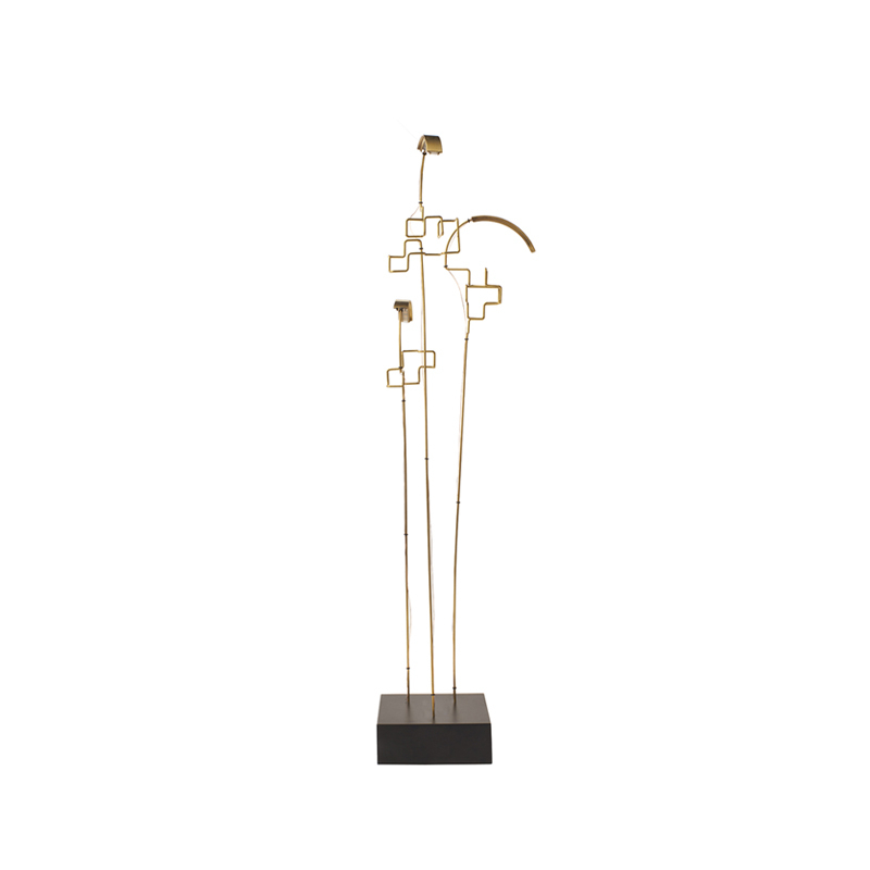 Lampe à poser BOUCLE Or & noir DCW EDITIONS