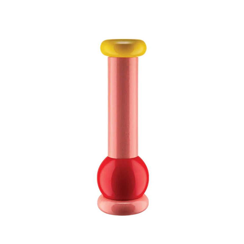 Accessoire de cuisine Moulin à sel et poivre MP0210 Rose, rouge, jaune ALESSI