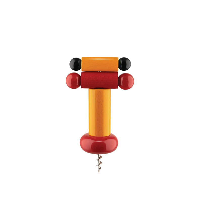 Accessoire de cuisine Tire-bouchon ES17 Jaune ALESSI