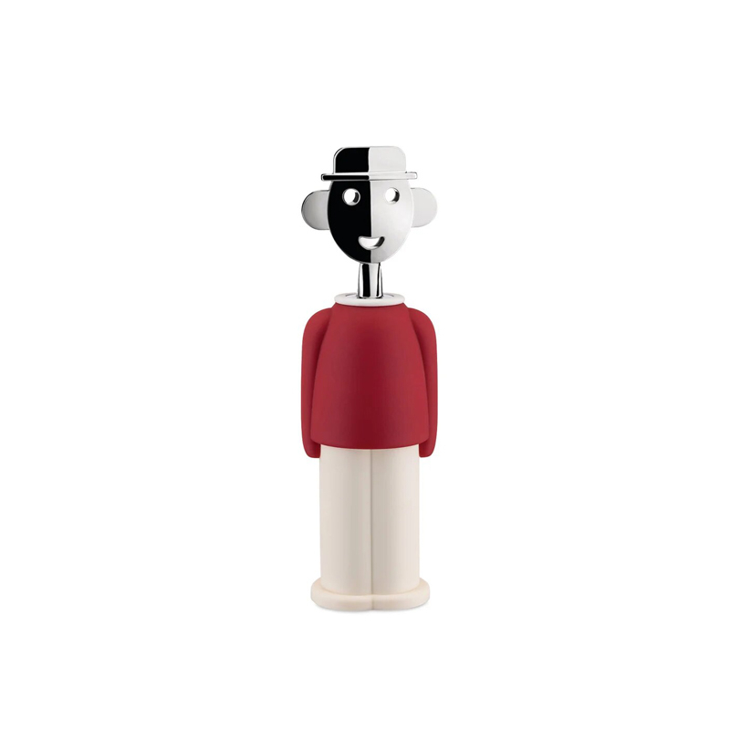 Accessoire de cuisine Tire-bouchon ALESSANDRO M. Rouge et blanc ALESSI