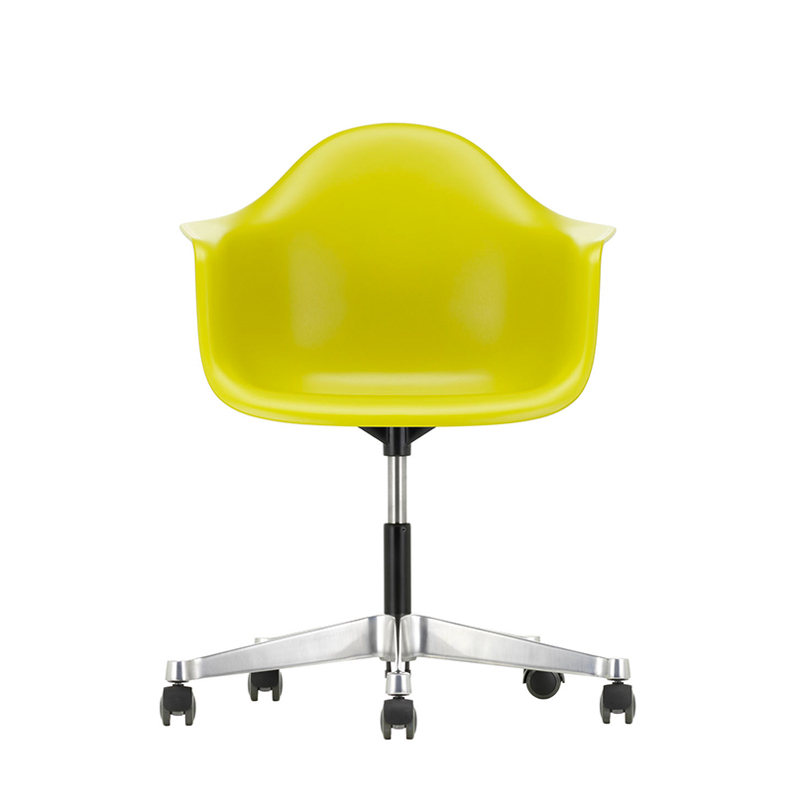 Fauteuil de bureau EAMES PLASTIC ARMCHAIR PACC Moutarde RE VITRA