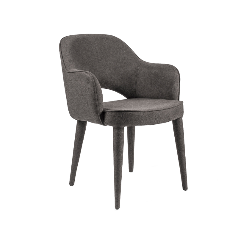 Chaise COSY Gris foncé POLS POTTEN