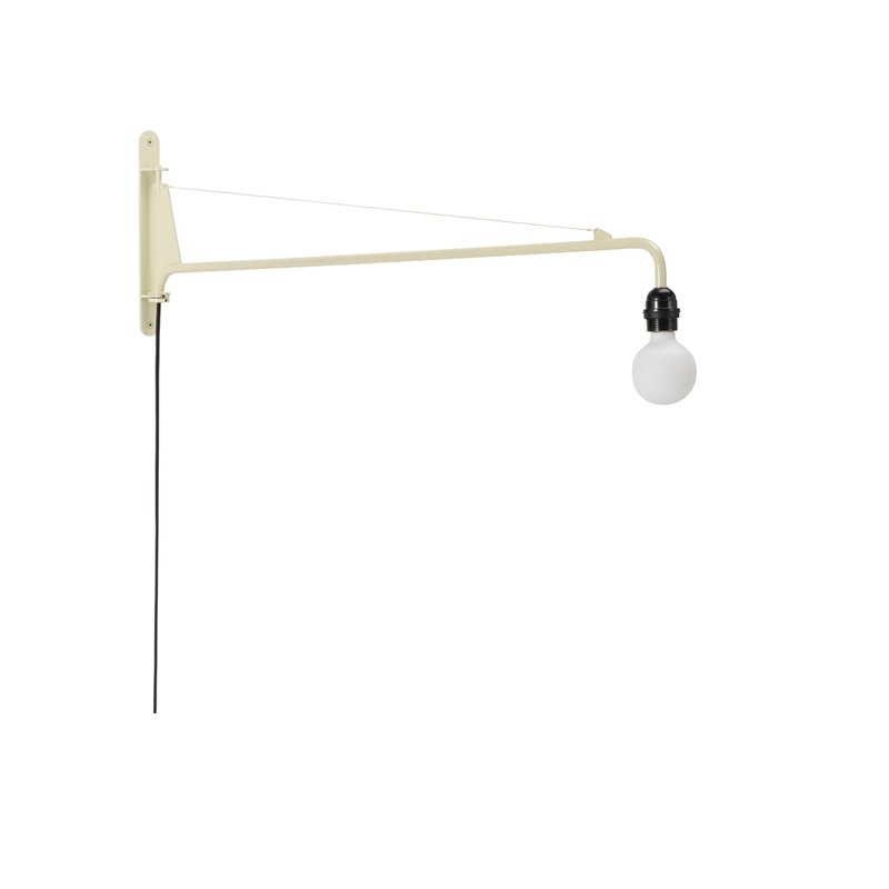 Applique PETITE POTENCE Prouvé Blanc Colombe VITRA