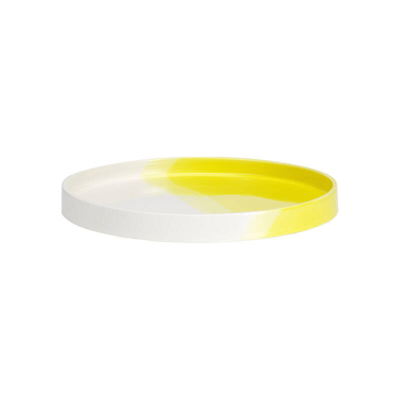 Plateau, plat Plateau HERRINGBONE Jaune VITRA
