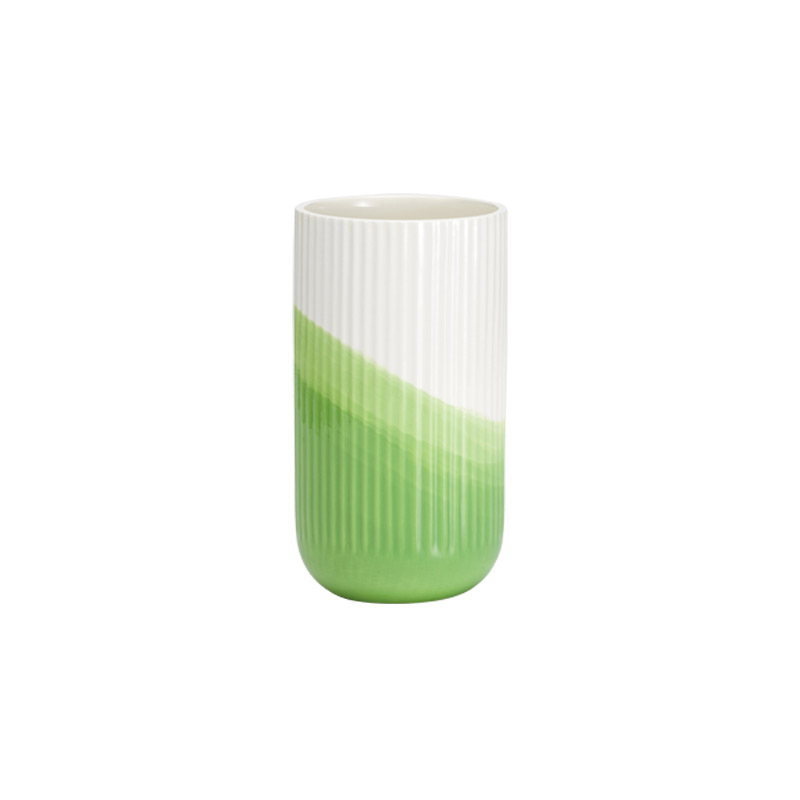 Vase Vase HERRINGBONE rainuré Vert VITRA